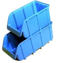 Zeige Details für Stapelbox Größe 4, L=335 B=205 H=155, blau Bild von Stapelbox Größe 4, L=335 B=205 H=155, blau