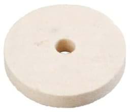 Zeige Details für Polierscheibe, Wollfilz, DA=85mm DI=10mm Dicke 14mm Bild von Polierscheibe, Wollfilz, DA=85mm DI=10mm Dicke 14mm