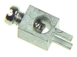 Zeige Details für Klemmkörper 1 pol., 2 Pin, blank verzinnt Bild von Klemmkörper 1 pol., 2 Pin, blank verzinnt