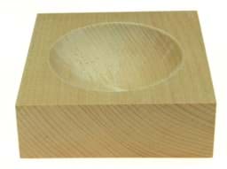 Zeige Details für Treibklotz zum Kupfertreiben, 120mm X 120mm, Mulde 85mm Bild von Treibklotz zum Kupfertreiben, 120mm X 120mm, Mulde 85mm
