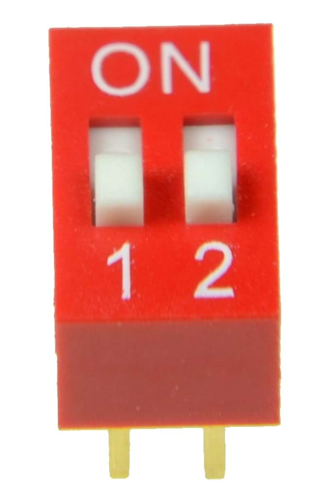 Bild von DIP-Schalter 2 X Schließer in Dip-4 Gehäuse