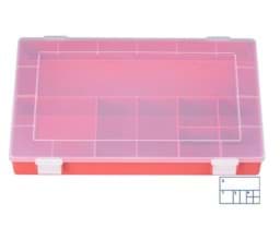 Zeige Details für Sortimentskasten, groß, 33cm X 22cm X 5,5cm, 8 Fächer, rot Bild von Sortimentskasten, groß, 33cm X 22cm X 5,5cm, 8 Fächer, rot