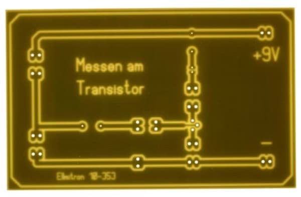 Bild von Experimentierplatine (als Ersatz) zum Workshop Transistor 10-353