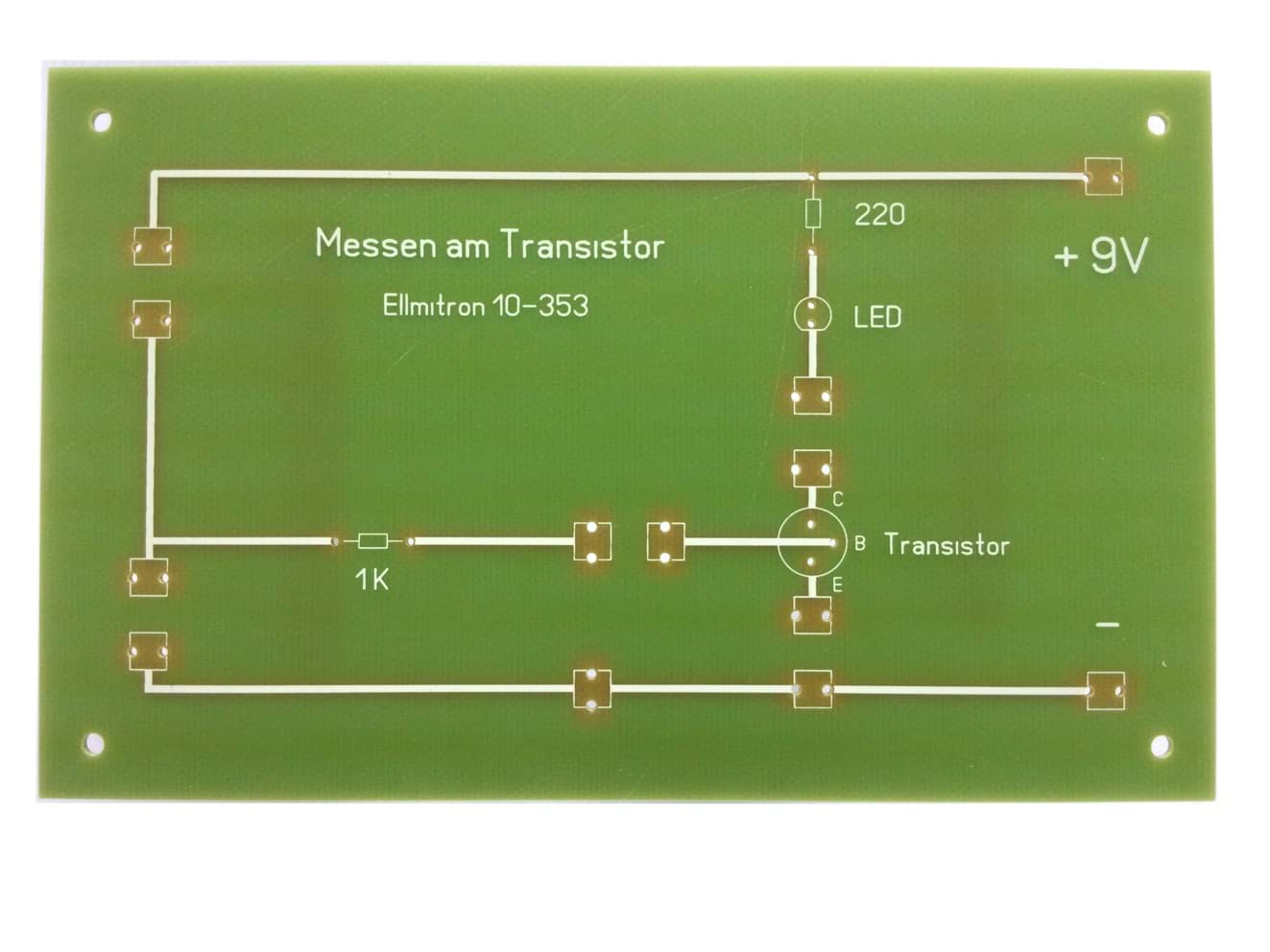 Bild von Experimentierplatine (als Ersatz) zum Workshop Transistor 10-353