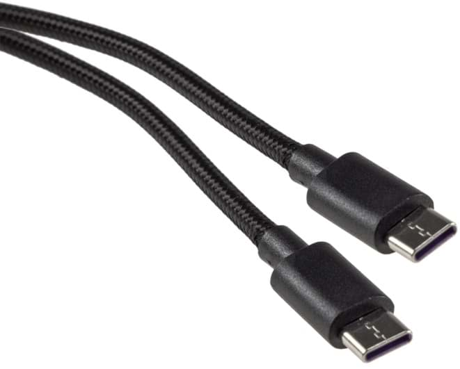 Bild von USB-Anschlusskabel USB-C - USB-C, 1,0m, schwarz