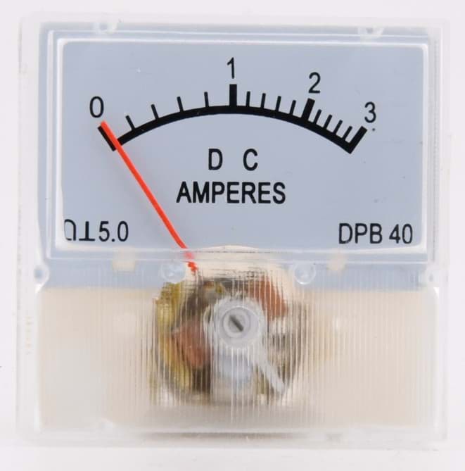Bild von Einbau-Messinstrument, analog, B=40, H=40 T=25