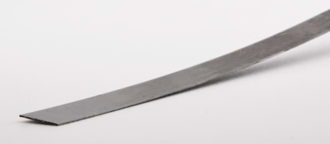 Bild von Federbandstahl, mittelhart, 500mm X 10mm X 0,4mm, 10er-Pack