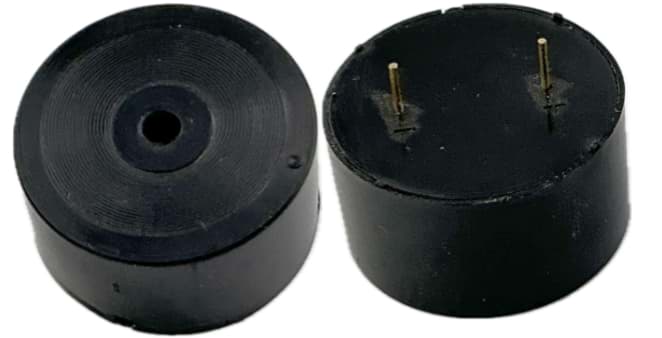 Bild von Piezo-Summer, Dauerton, D=30mm mit Lötpins 6mm, RM 15