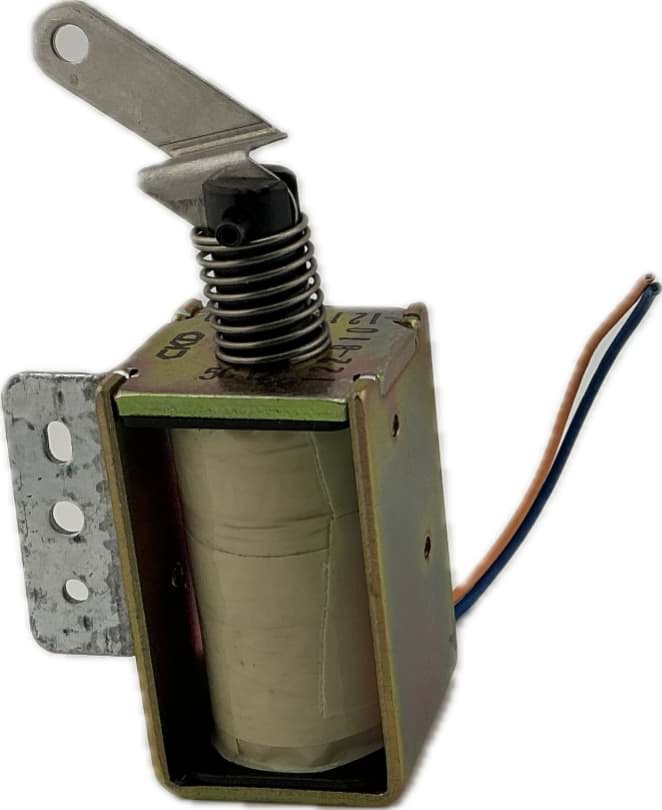 Bild von Elektro-Hubmagnet, sehr kräftig, mit Hebel, 12-24V, 200mA - 400mA