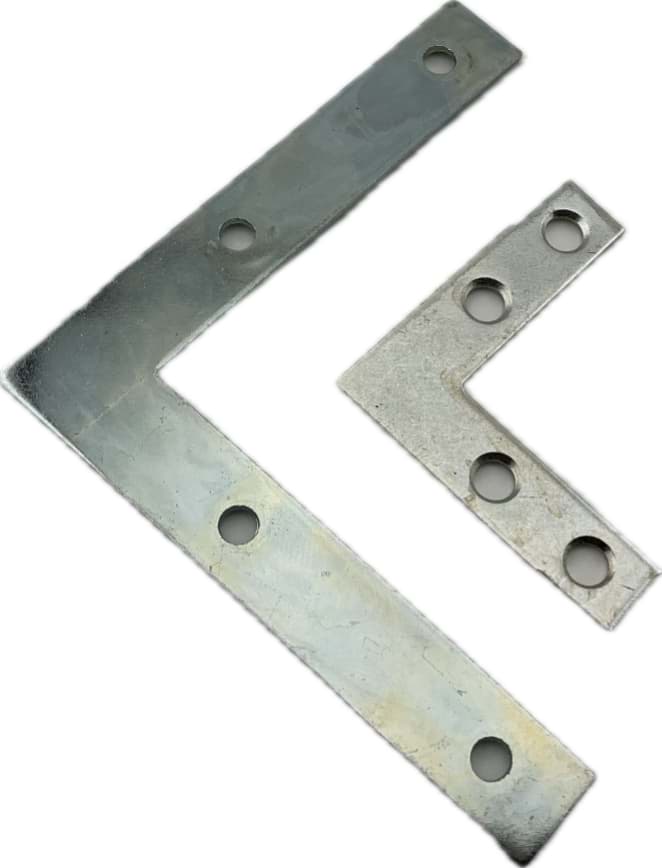 Bild von Flachwinkel verzinkt, für Schraube 3mm bis 4mm, 10er-Pack