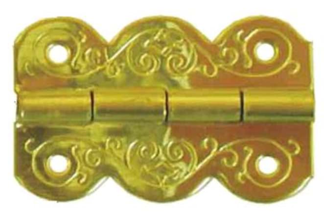 Bild von Verziertes Schatullenscharnier 25mm zum Nageln