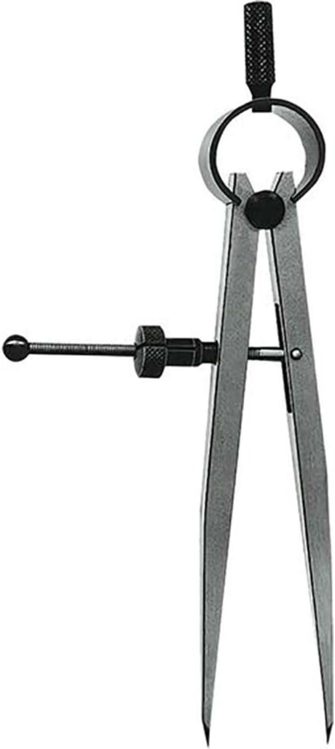 Bild von Federzirkel, Stahl, 150mm mit Justierschraube