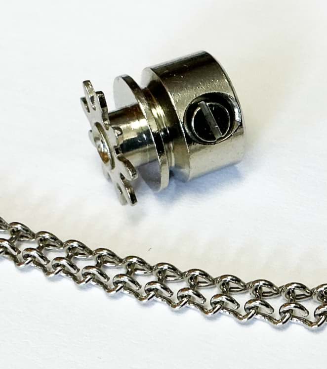 Bild von Kettenritzel für Antriebskette 54-5251K oder Rundriemen 2mm / Gummiringe